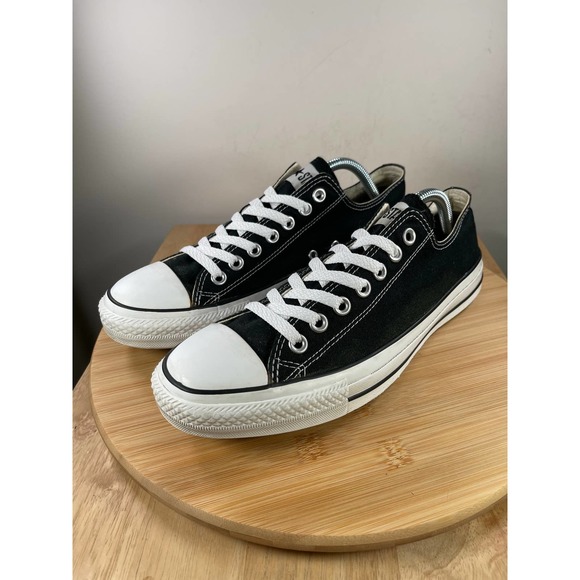 Converse Unisex Chuck Taylor All Star Ox Black Canvas Low Top Casual Sneakers